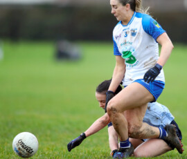 Waterfords Lauren Mulcahy in action during the LIDL National Football League Div 1 Rd 3 game between Waterford & Dublin which was played in the Dungarvan GAA grounds