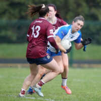 Waterfords Lauren Mulcahy gave a player of the match performance during the Lidl National Football League Division 1 Rd 7 game between Waterford & Galway which was played in Kilrossanty GAA Club Lemybrien